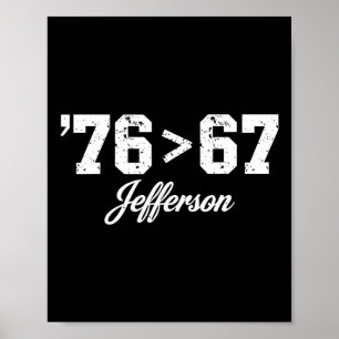 Póster Thomas Jefferson 76 67 Evidente Hacer Historia F