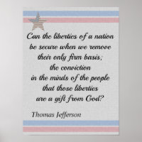 Thomas Jefferson cita regalos de libertad