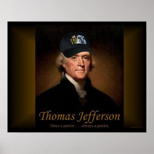 Póster Thomas Jefferson FED UP Poster