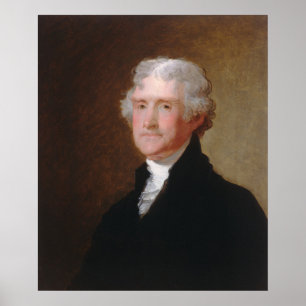 Póster Thomas Jefferson - Gilbert Stuart Bella Artes Post