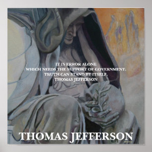 Póster Thomas Jefferson - Verdad