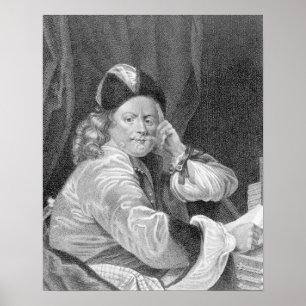 Póster Thomas Killigrew, grabado por J.J Van den Bergh