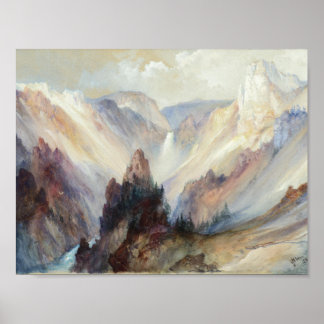 Póster Thomas Moran, el Gran Cañón de la Yellowstone