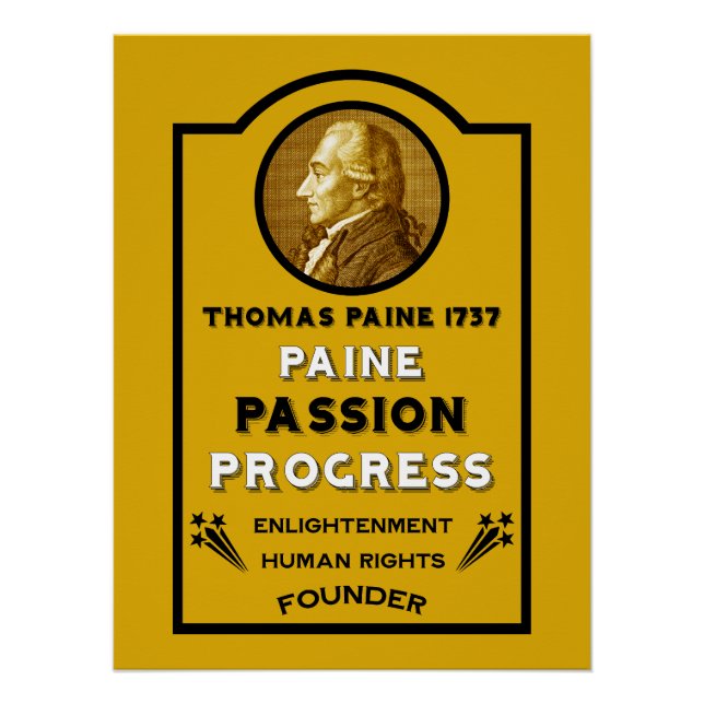Póster Thomas Paine (Anverso)