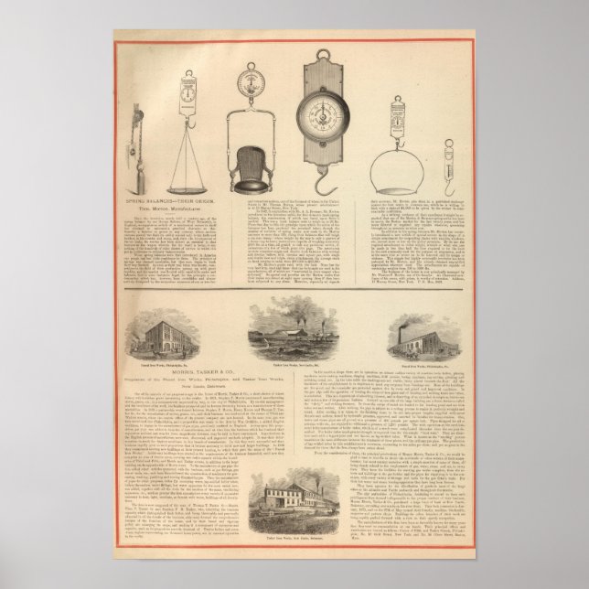 Póster Thomas S Morton, Responsable de la fabricación Mor (Frente)