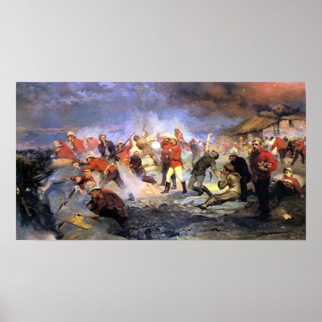 Póster Thompson - Defensa de Rorkes Drift (Frente)