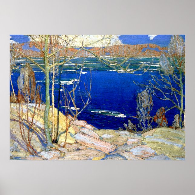 Póster Thomson - Hielo de primavera (Frente)