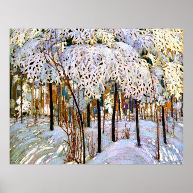 Póster Thomson - Nieve en octubre (Frente)