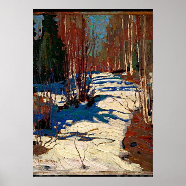 Póster Thomson - Path Behind Mowat Lodge (Frente)