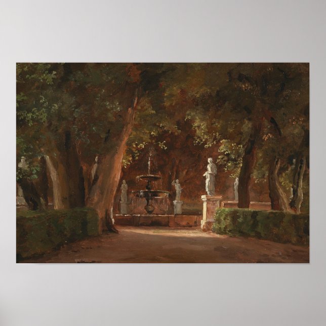 Póster Thorald Laessoe - Gartenpromenande (Frente)