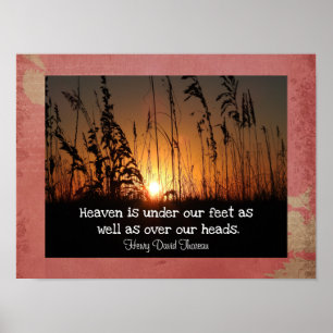 Póster Thoreau Quotations Art