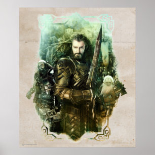 Póster THORIN OAKENSHIELD™, Dwalin y Balin Graphic
