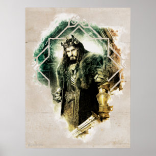 Póster THORIN OAKENSHIELD™ - Rey bajo la montaña