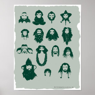 Póster THORIN OAKENSHIELD™ y pelo de Company