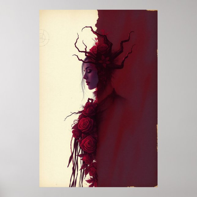 Póster Thorns & Grace: Crimson Bloom (Frente)