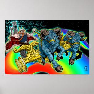 Póster Thor's Chariot - Poster