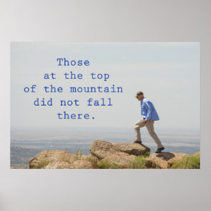 Póster Those at the top of the mountain