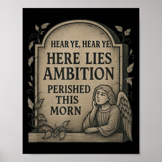 Póster Thou Shalt Not Slack_ A Medieval Guide To Producti (Frente)