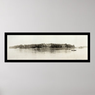 Póster Thousand Islands NY Photo 1909