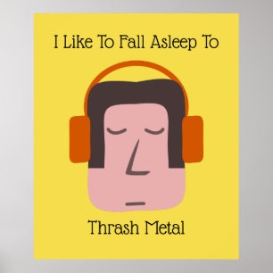 Póster Thrash Metalizado