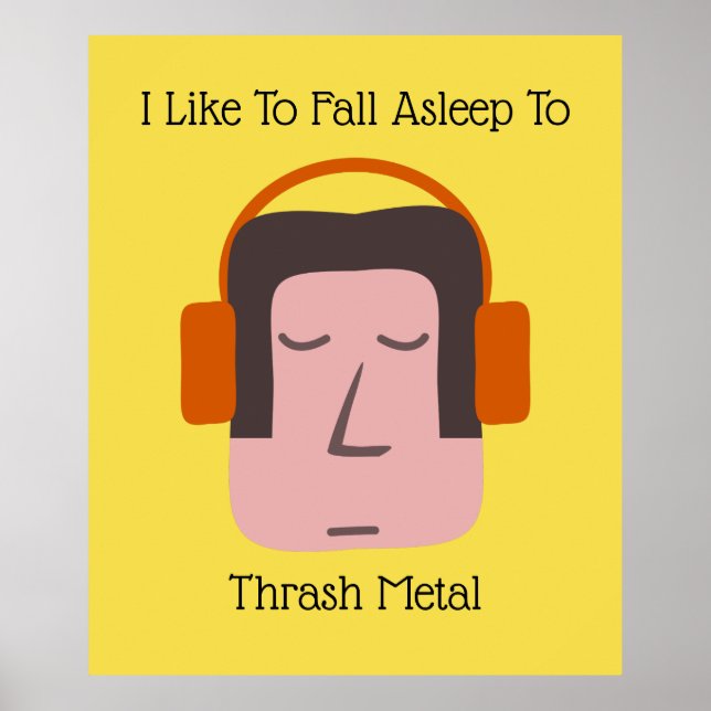 Póster Thrash Metalizado (Frente)