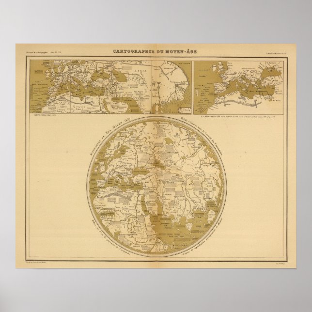 Póster Three Colored Maps (Frente)