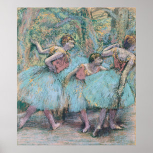 Póster Three Dancers Edgar Degas