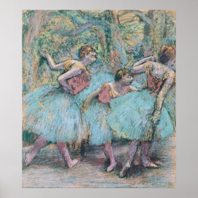 Póster Three Dancers Edgar Degas (Frente)