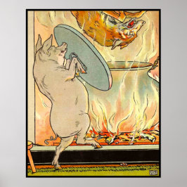 Póster Three Little Pigs: In Fell The Wolf