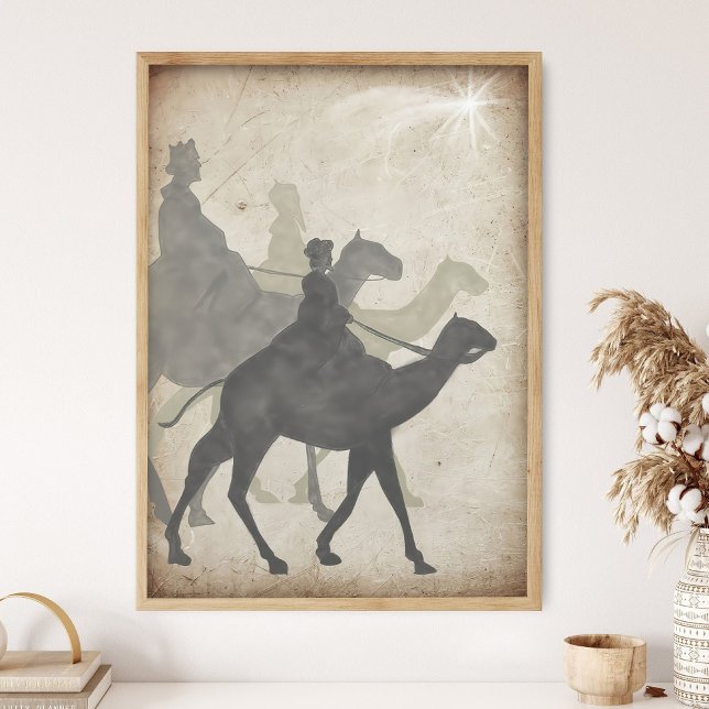 Póster Three wise men, Scripture Wall Art, Bible Stories (Subido por el creador)