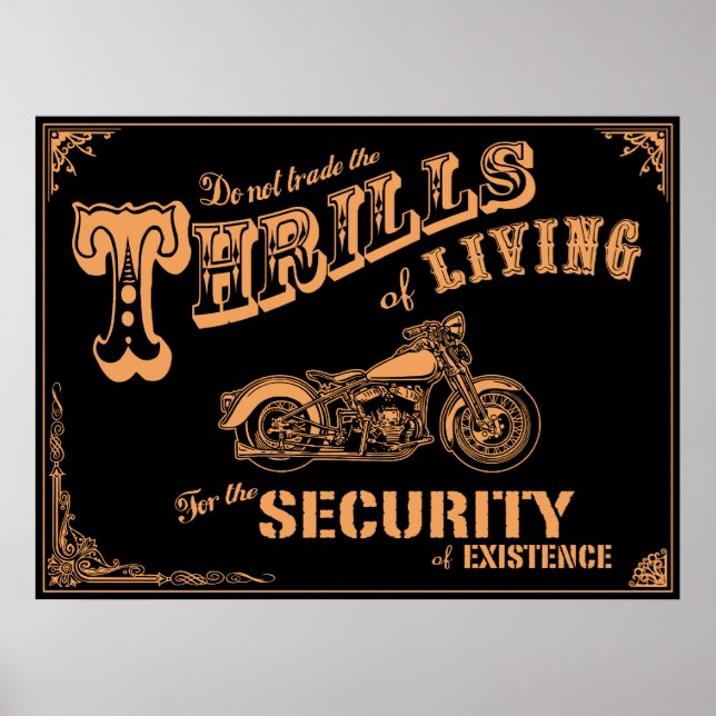 Póster Thrills de Living II (Frente)