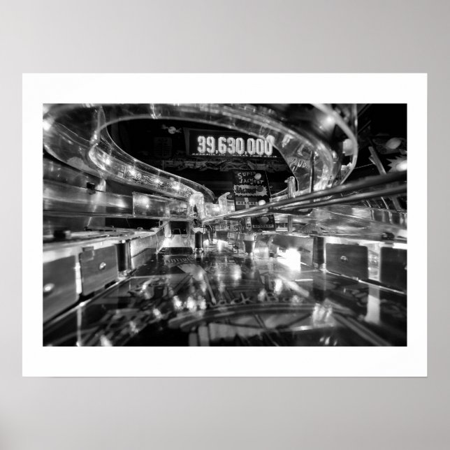 Póster Thrills en poster de pinball 3D (Frente)