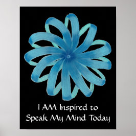 Póster Throat Chakra Art #1 - Autoexpresión