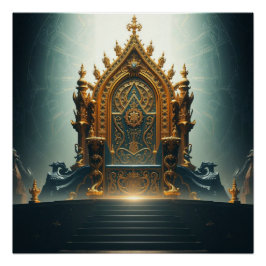 Póster „Thron der Götter – Sitz der himmlischen Macht“