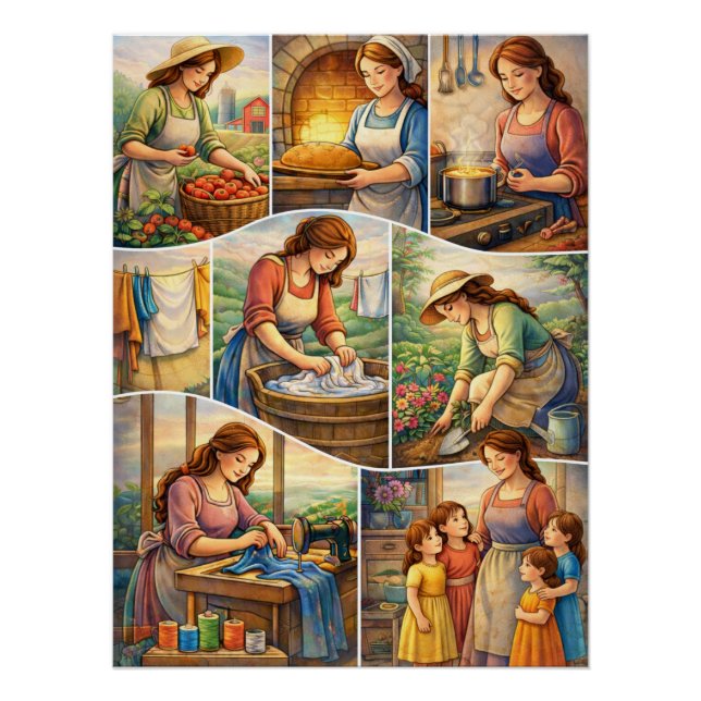 Póster Through the Seasons of Life Mpm Grandma  (Anverso)