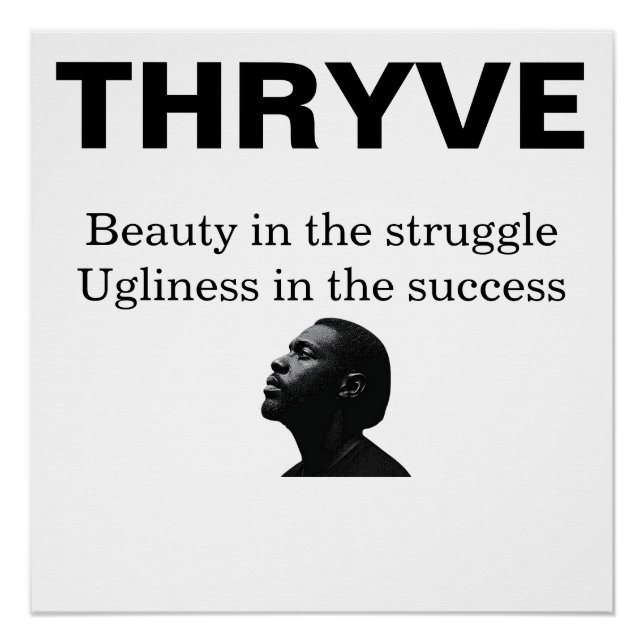 PÓSTER THRYVE ABOVE (Anverso)