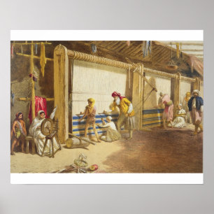 Póster Thug School of Industry, Jubbulpore, 1863 (chr)
