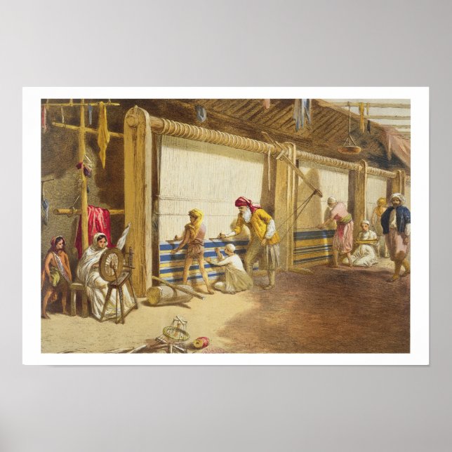 Póster Thug School of Industry, Jubbulpore, 1863 (chr) (Frente)