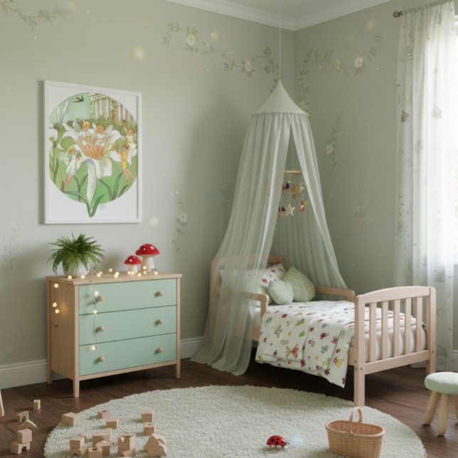 Póster Thumbelina, Ilustracion vintage, de Elsa Beskow (Subido por el creador)