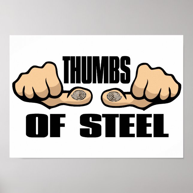 Póster Thumbs of Steel (Frente)