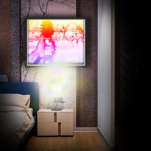 Póster Thumbs Up to Music (versión colorida)