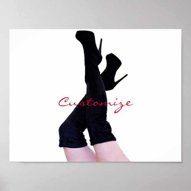 Póster Thunder_Cove con aletas de cuero negro de altura a (Frente)