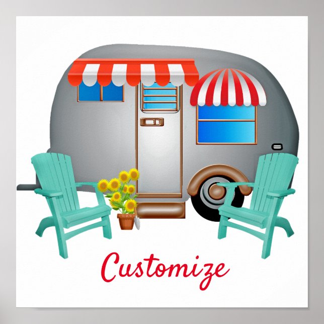 Póster Thunder_Cove de cañón de caravana de lágrimas (Frente)