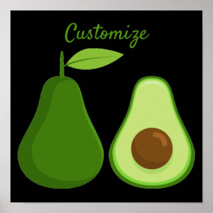 Póster Thunder_Cove de diseño de aguacates