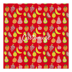 Póster Thunder_Cove de la colección de frutas variadas