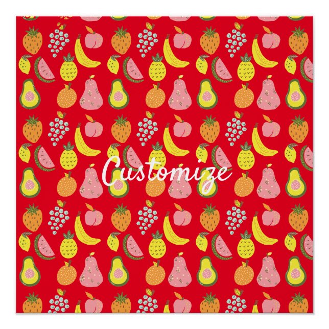 Póster Thunder_Cove de la colección de frutas variadas (Anverso)