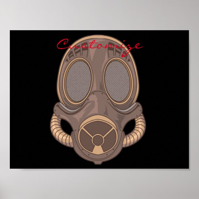 Póster Thunder_Cove de la máscara de gas de vapor (Frente)