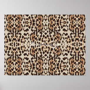 Póster Thunder_Cove de patrón de puntos leopardo