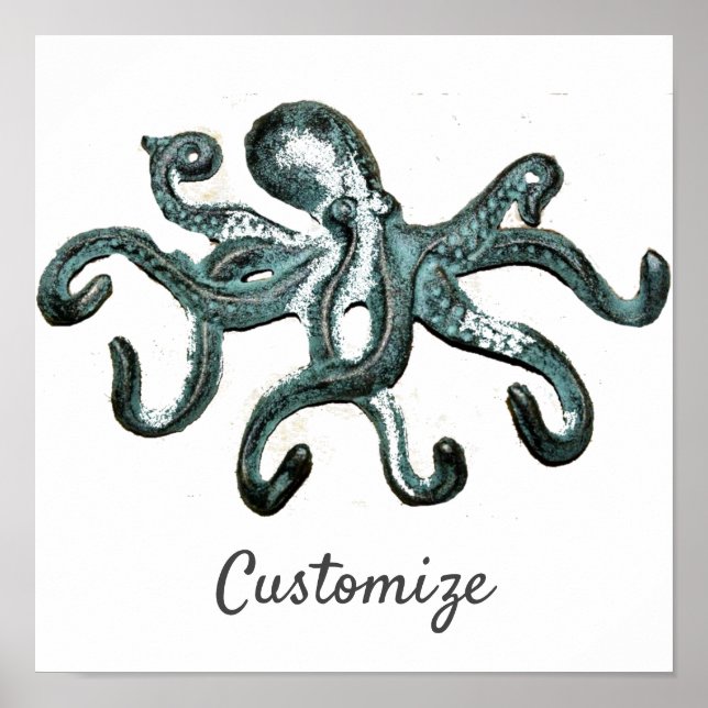 Póster Thunder_Cove del pulpo azul (Frente)