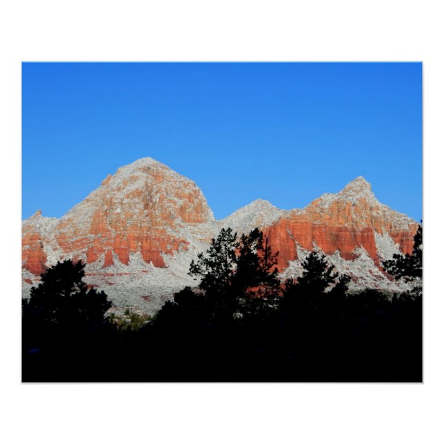 Póster Thunder Mountain en la nieve (Anverso)